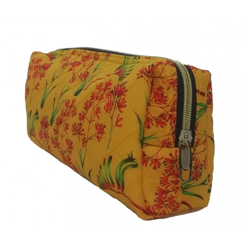 Kangaroo Paw Yellow Toiletry Bag