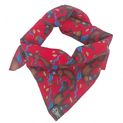 Platypus Red Bandana