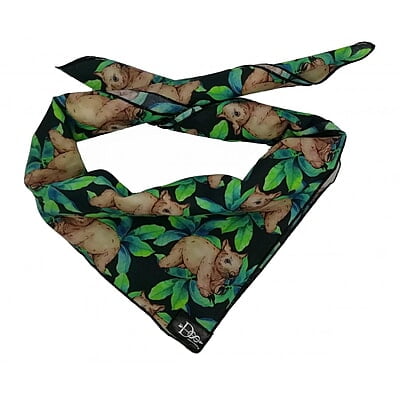 Wombat Black Bandana