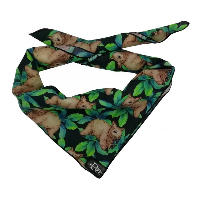 Wombat Black Bandana